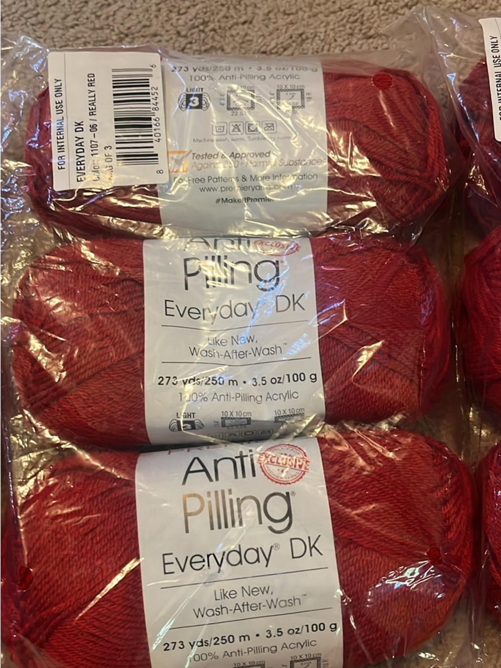 Yarn 9 skeins